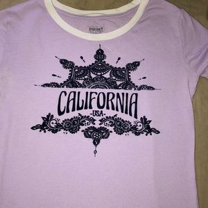 California lavender shirt